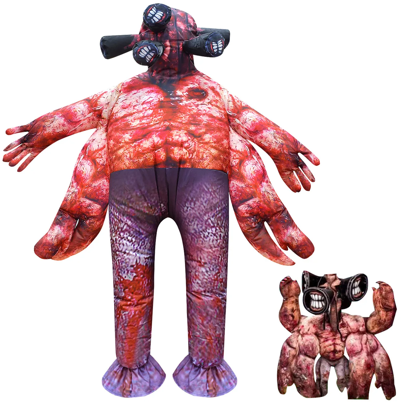 

2021 new siren inflatable clothing cosplay costume adult children party inflatable clothing Halloween carnival jumpsuit