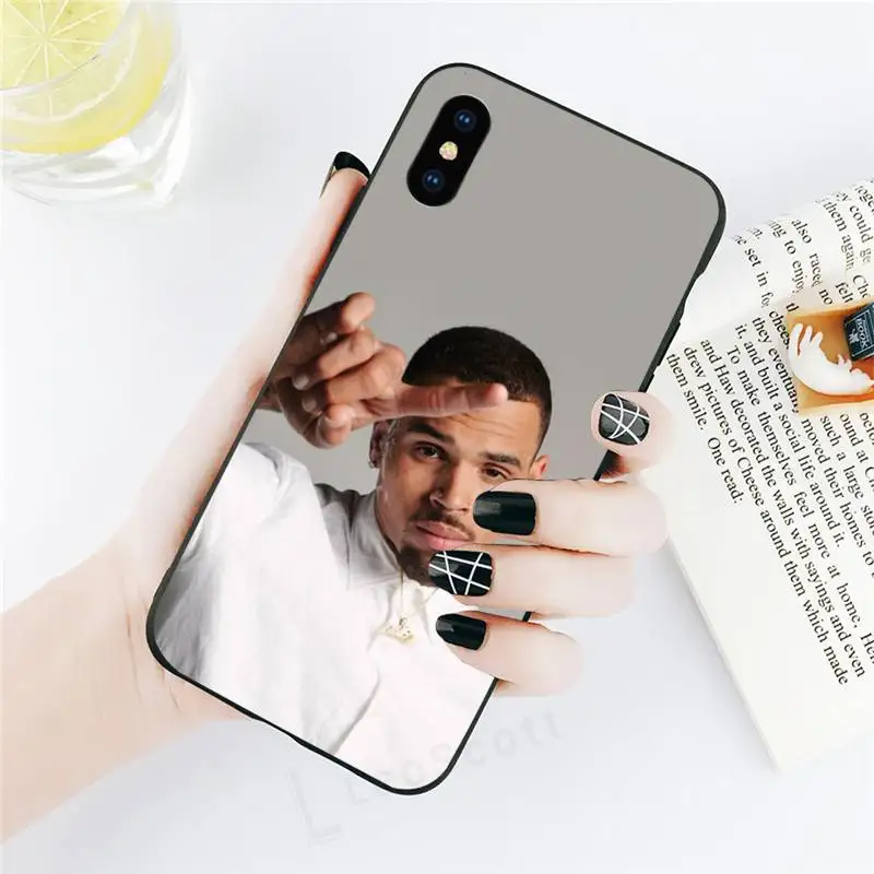

Chris Brown American singer Phone Case for iPhone 11 12 mini pro XS MAX 8 7 6 6S Plus X 5S SE 2020 XR