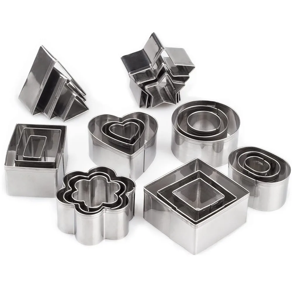 24 шт полимерная глиняные фрезы Набор в форме сердца звезды круг квадратные мини