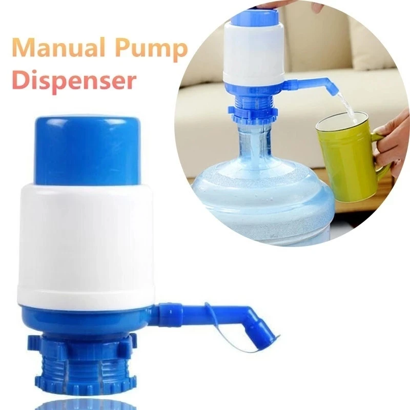 Gebotteld Drinkwater Gemakkelijk Hand Druk Pomp Dispenser Thuis Indoor Outdoor Waterpomp | Дом и сад