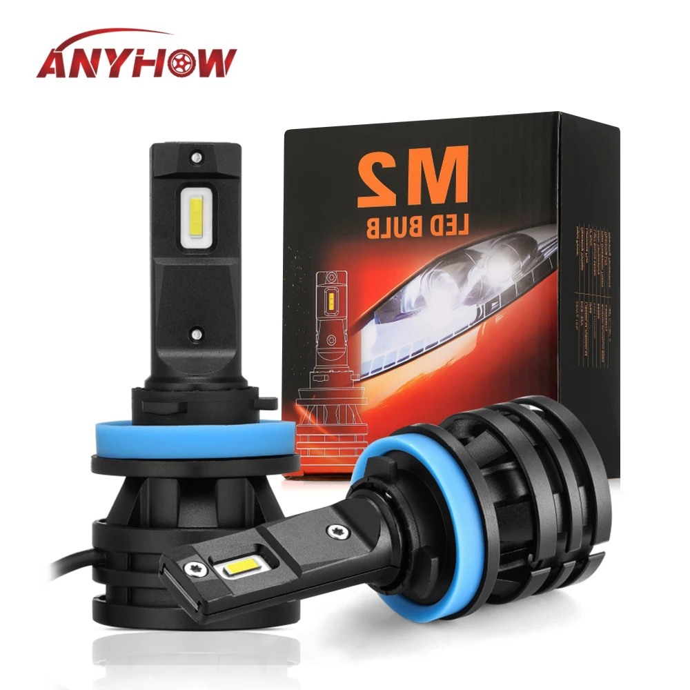 Светодиодсветодиодный Автомобильные фары ANYHOW H7 16000LM H11 светодиодные для H1 H3 H4 H8 H9
