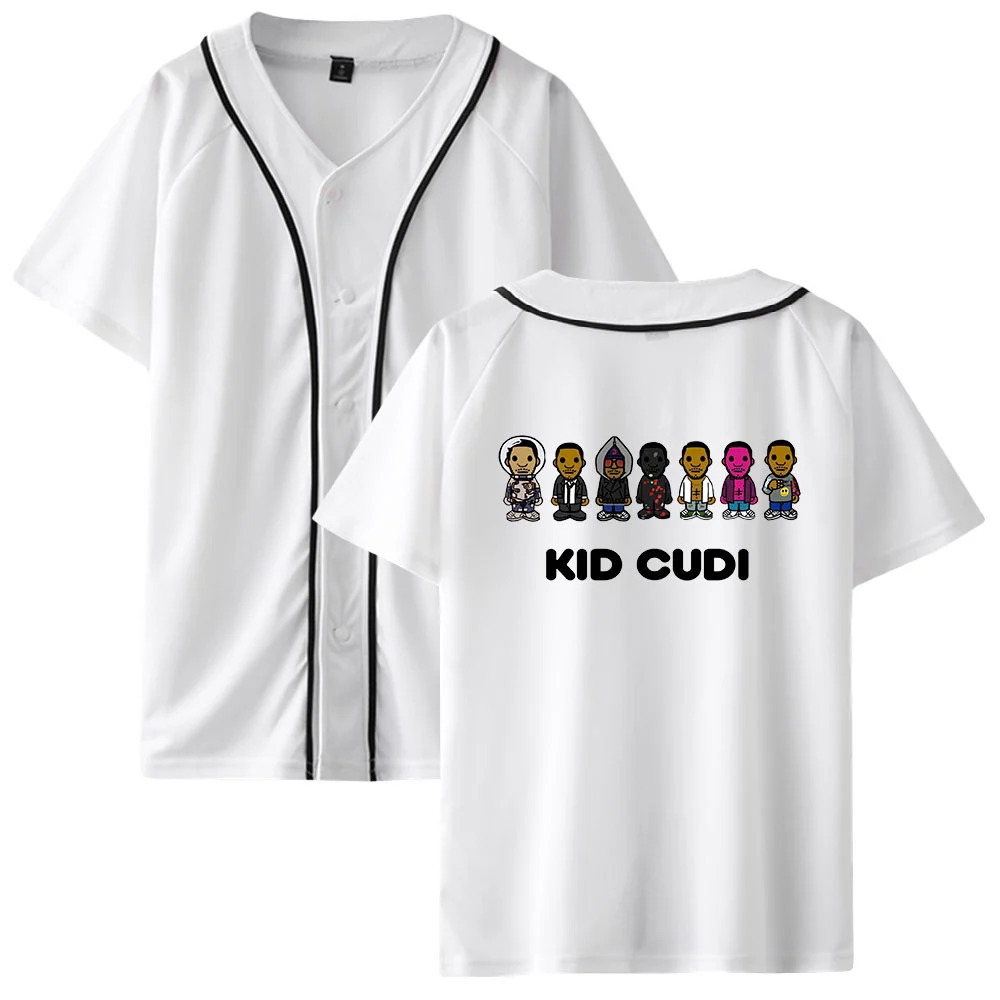 Мужские и женские бейсбольные футболки Cudi merch летние спортивные брюки с коротким