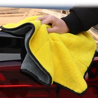 304060cm car wash microfiber towel car cleaning drying cloth hemming car care cloth detailing car wash towel