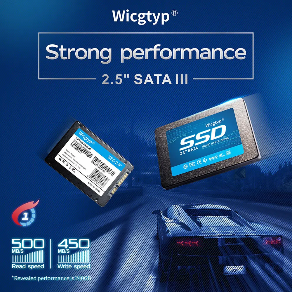 Wicgtyp 2 5 дюйма sata3 SATA III II 6 ГБ/сек. твердотельный жесткий диск 256 ГБ для ноутбука