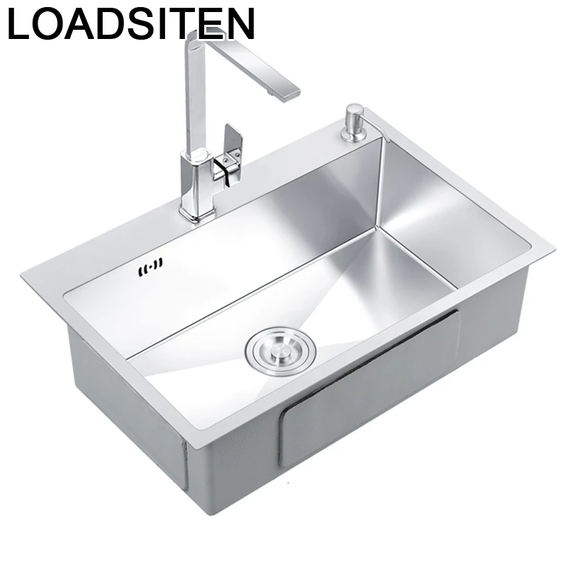 Кухонная раковина с встраиваемым покрытием кухонная из нержавеющей стали |