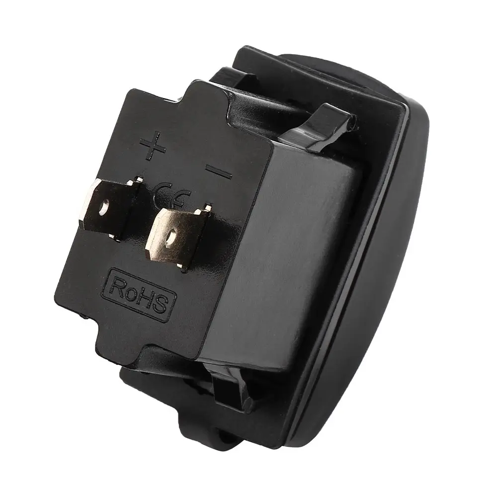 12V и 24V ATV USB Зарядное устройство с подсветкой кулисный переключатель для Can am для Джон Дир Polaris RZR 900 800 1000 мотоцикла для зарядки