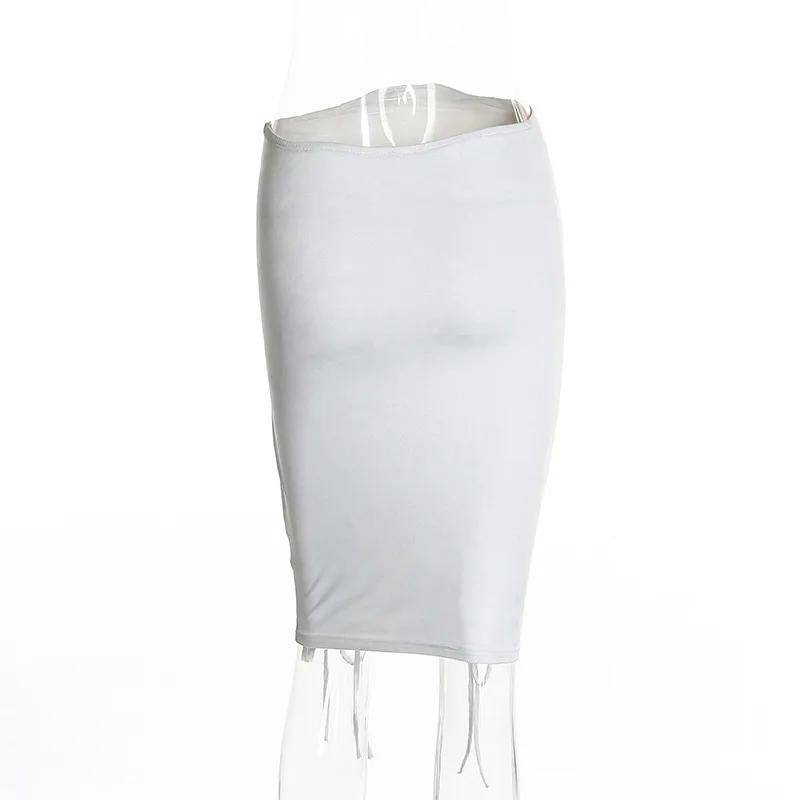 Юбка карандаш на шнуровке весна 2018 юбка с завышенной талией и перекрестной