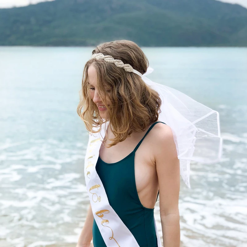 Трусики с вуалью и поясом соломенные трусики для девичника невесты вечеринки