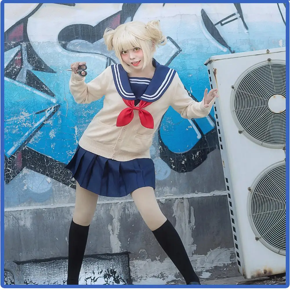

My Hero Academia Himiko Toga Outfit JK Sailor School Uniform Cosplay Costume Set