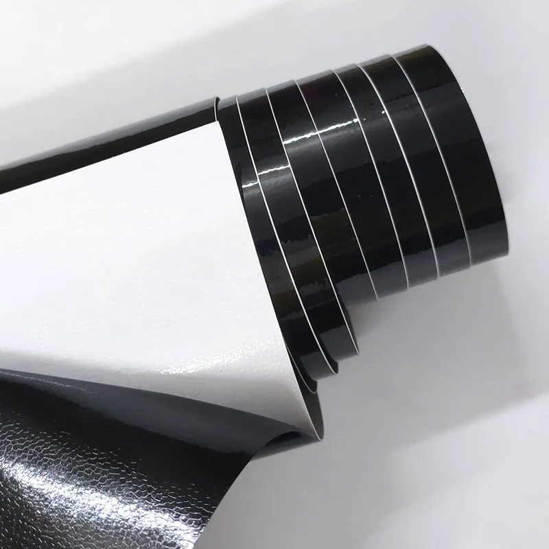 

152cm Glossy Vinyl Film Gloss Black Wrap Bubble Free Car Wrapping For Motorcycle Car Stickers Accessories Styling