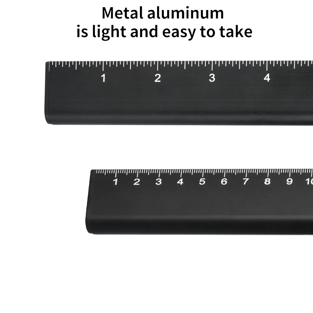 

Drawing Ruler Woodworking Aluminum Alloy Metric Ruler Carpenter Line Gauge Carpenter Measuring Tool Mapping Tools