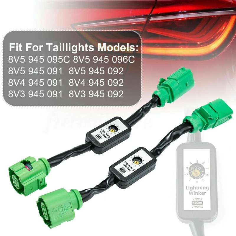 Car Dynamic Add-On Module Cable Wire Harness Tail Light Turn Signal Indicator LED Taillight For- A3 8V 2012-2018 | Автомобили и