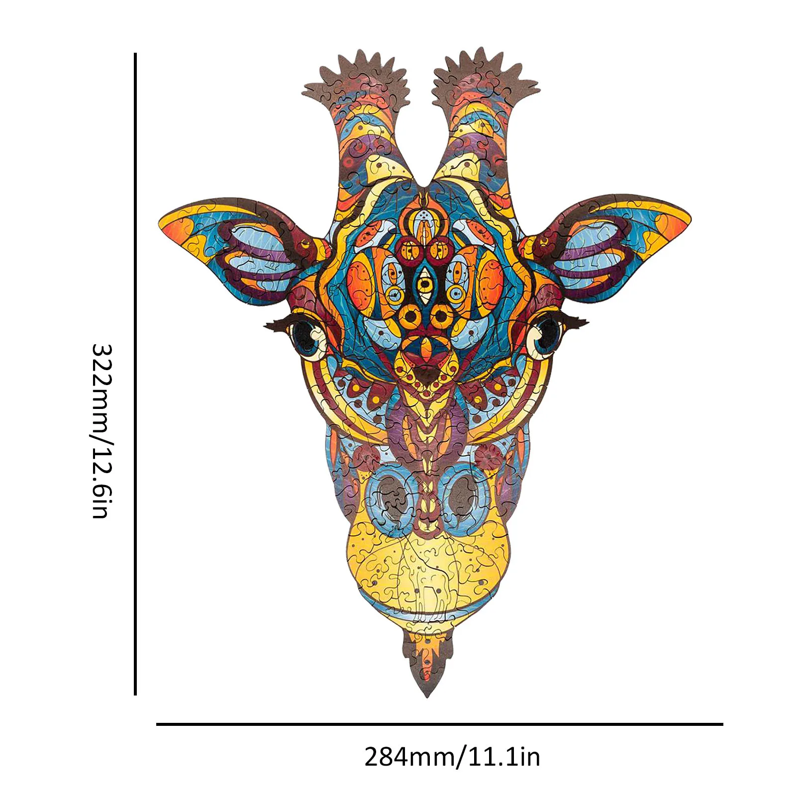 

3d Cow Jigsaw Block Puzzle Quality Puzzle Adult Children Gift Wooden Educational Toys Home Decoration Educational Toys Brinquedo