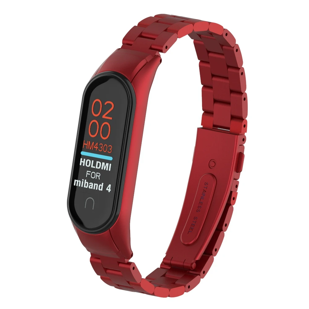 Fashion Replacement Metal Strap MI band 6 Global Stainless Steel Bracelet Wristbands Mi5 strap for Xiaomi mi Band 4 correa | Электроника