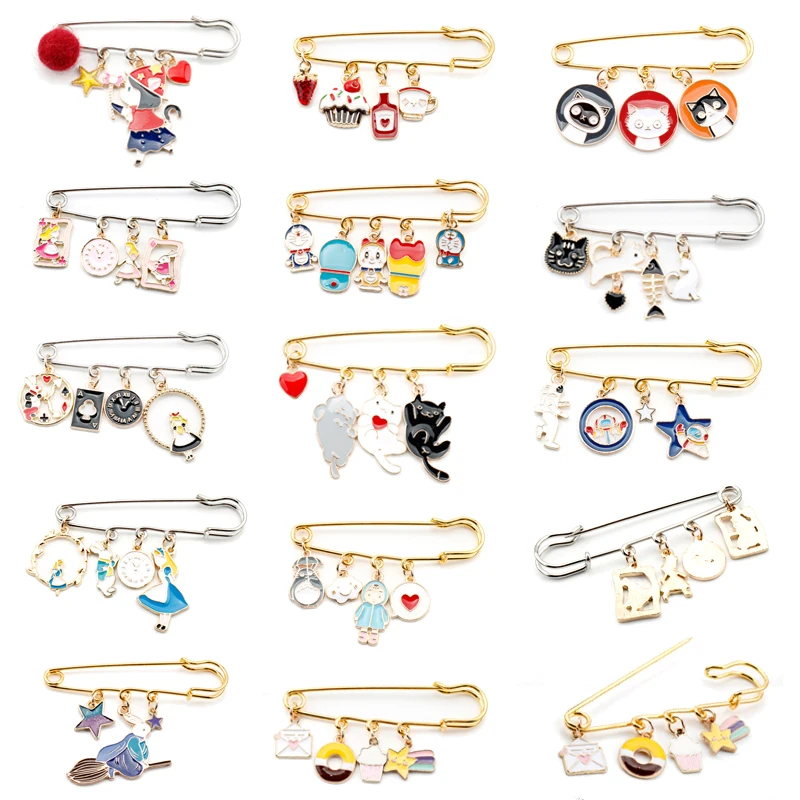 Мужская/Детская Брошь в виде кролика с элисой 14 видов стилей | Украшения и