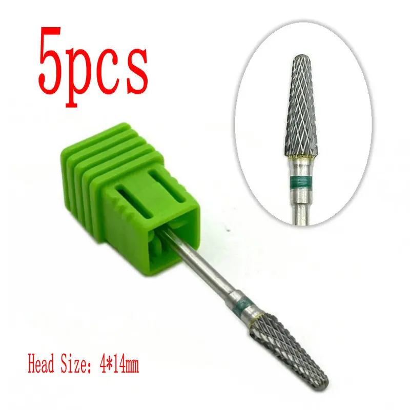 5 шт. стоматологические карбидные боры для ногтей сверла инструменты маникюра 2 35