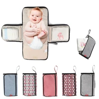 waterproof portable diaper changing bag pad baby boy girl mom clean hand folding mat infant care products for newborn travel