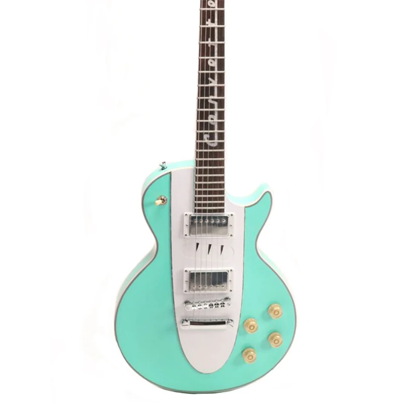 

New High Quality 6 Strings Electric Guitar Green Color Chrome Hardware H-H Pickups Rosewood Fingerboard Mahogany Body And Neck