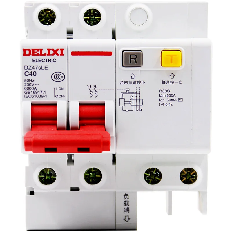 Delixi dz47sle защита от утечки 32a переключатель защиты бытовой воздуха с защитой 63А