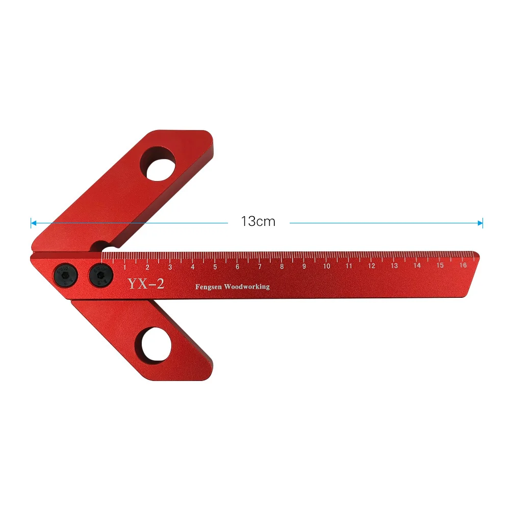 

New Center Finder Scribe Square Center Measuring Tool 45/90 Degree Right Angle Line Guage Carpenter Ruler