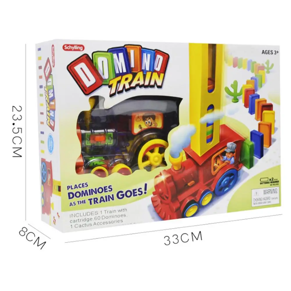 

Train Electric Domino Car Vehicle Model Magical Automatic Set Game Building Blocks Car Truck Vehicle Stacking for Kid Gift