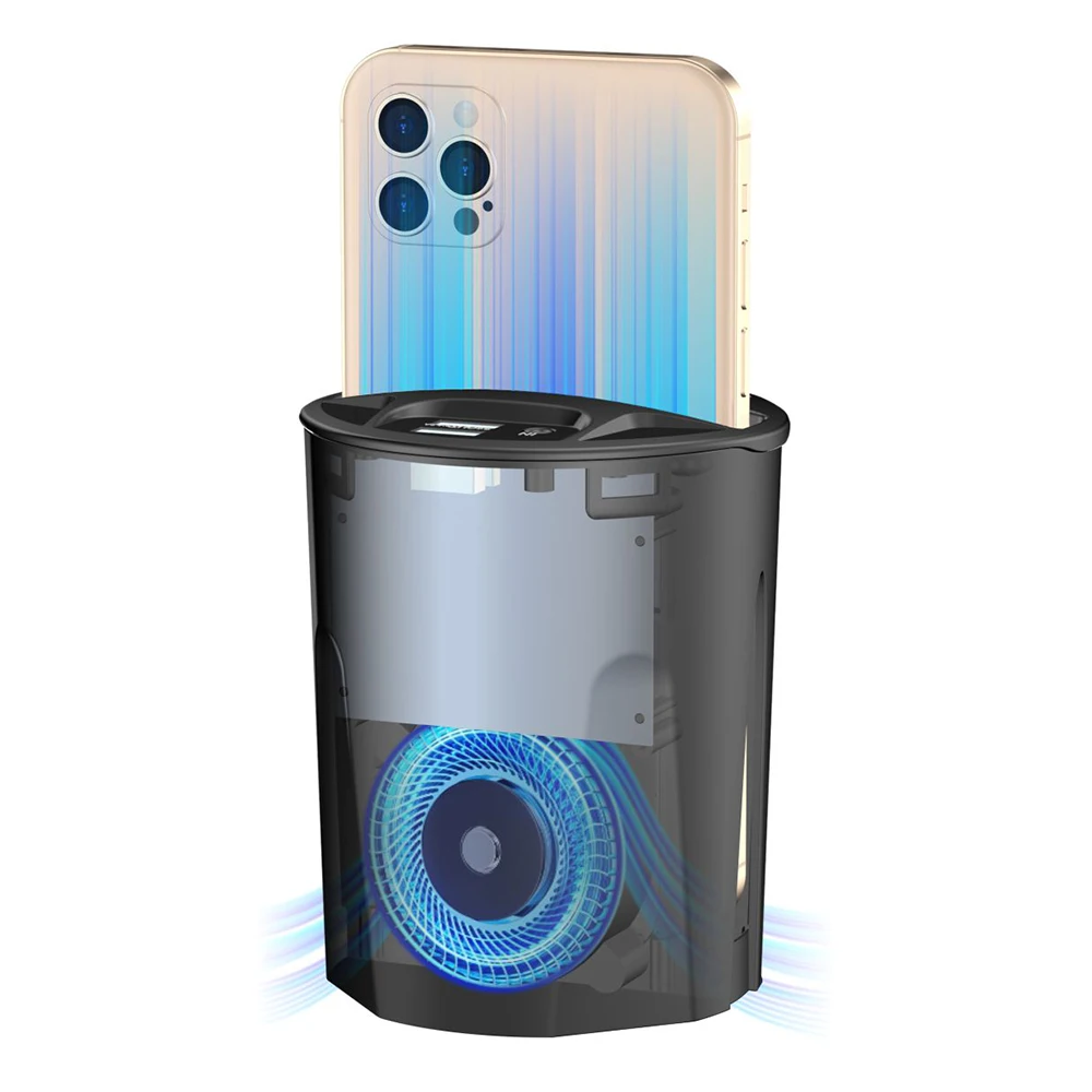 qi fast wireless car charger cup for iphone 12 11 pro max xs xr 8 plus wireless charging holder for samsung s21 s20note10 free global shipping