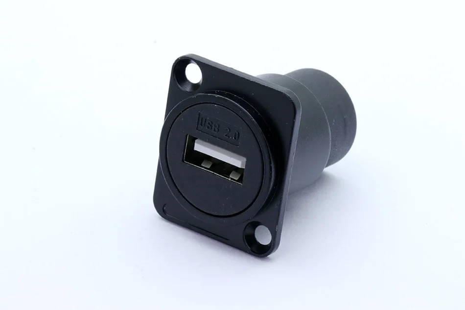1 шт. D-type USB 2,0 прямой модуль шасси Монтажный разъем аудио разъем аксессуары для динамиков комплекты