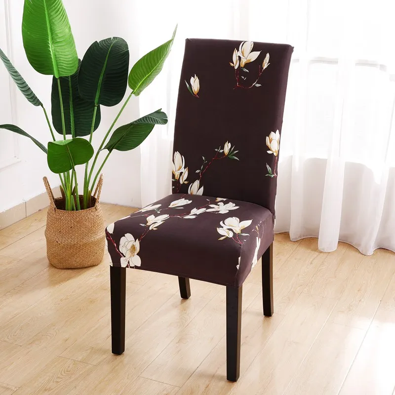 

Chair Cover Spandex Stretch Elastic Slipcover Chair Cover for Dining Room Kitchen Wedding Banquet Seat Cover Hotel Anti-dirty