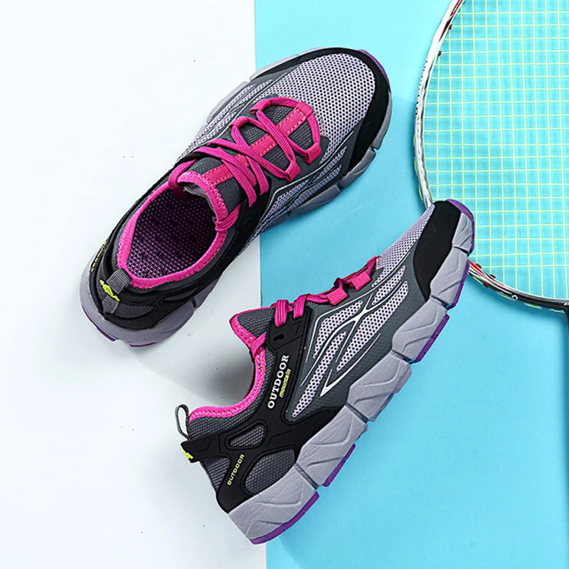 Женская обувь для бега Легкие Нескользящие беговые кроссовки мужчин дышащая