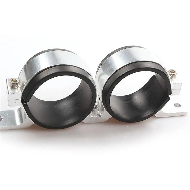 1 шт. топливный кронштейн с двойным отверстием серебряная установка