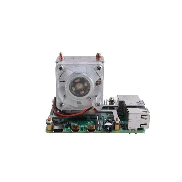 

ICE-Tower CPU Cooling Fan V2.0 Super Heat Dissipation Different Colors LEDs for Raspberry Pi 3B+/4B