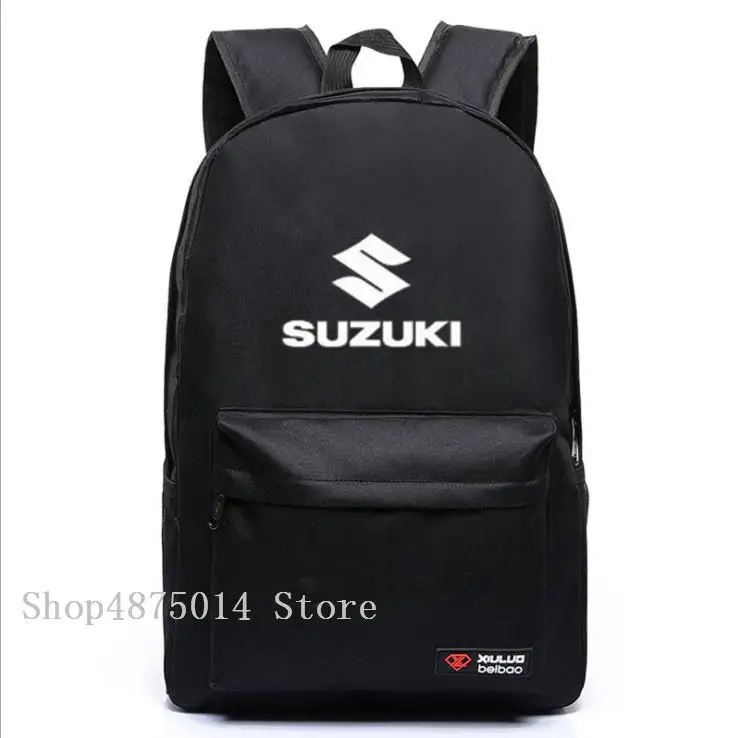 Мотоциклетный рюкзак для Suzuki, дорожная сумка для мотокросса, сумка для езды на мотоцикле, дорожная сумка для отдыха, сумки для инструментов для горного велосипеда - Название цвета: Черный