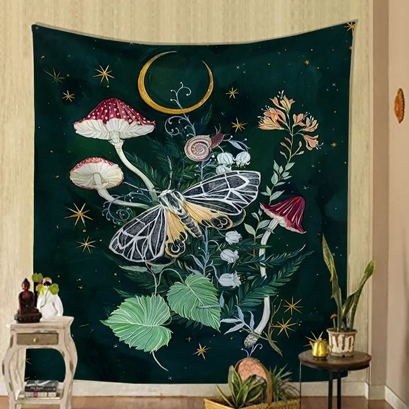 

New Psychedelic Valance Background Cloth Fashion Home Atmosphere Decoration Supplies Valance Living Room Bedroom Tapestries