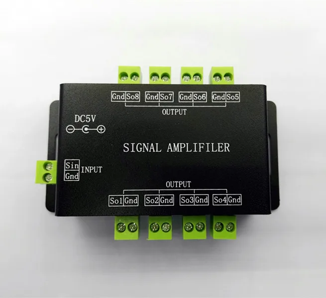 Усилитель сигнала с выходным сигналом SPI 5 в постоянного тока/12 В 8 кнопок