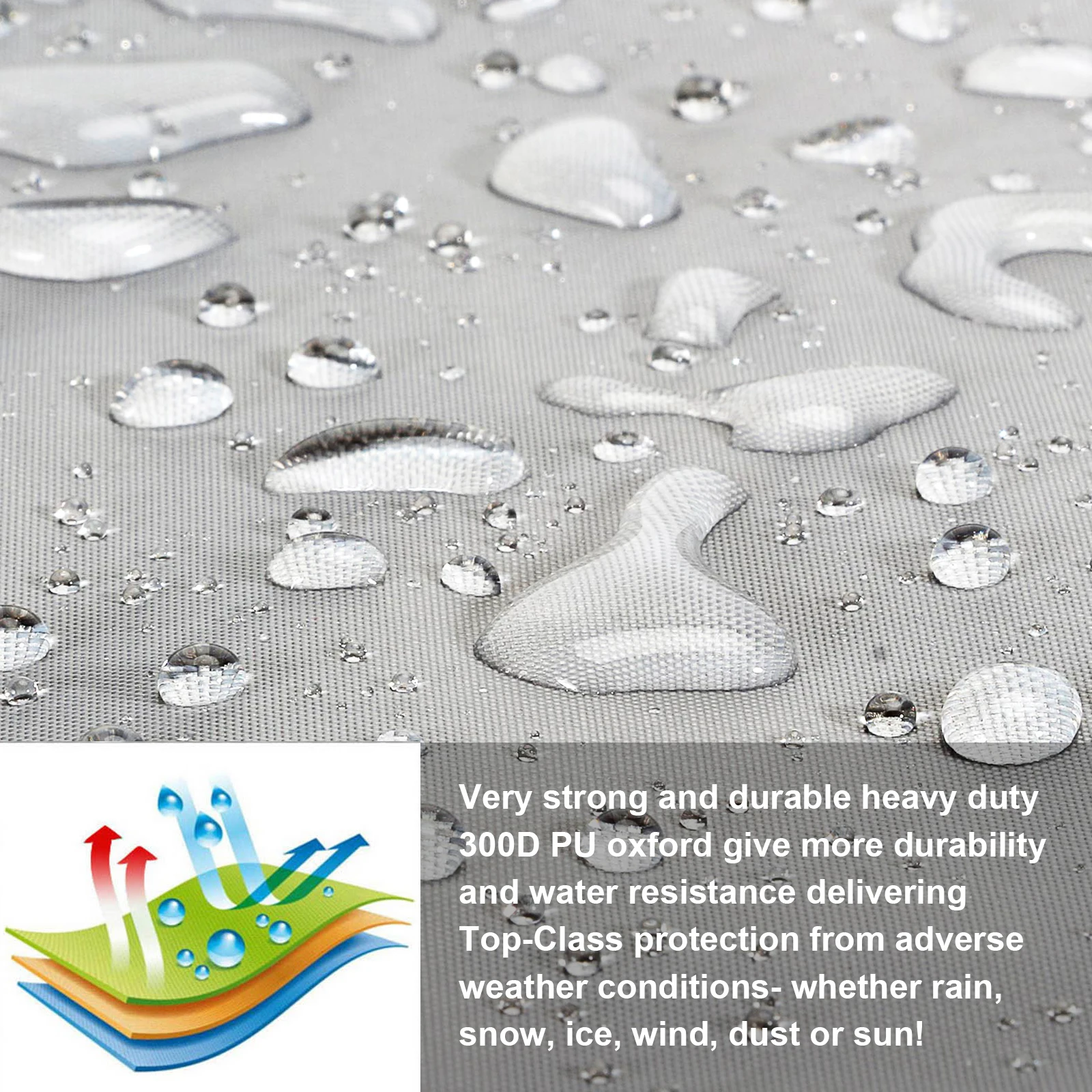 

300D Water Rain Proof Outdoor Indoor Sun UV Protector Motorcycle Scooter Cover Covers Protector Silver Black D30