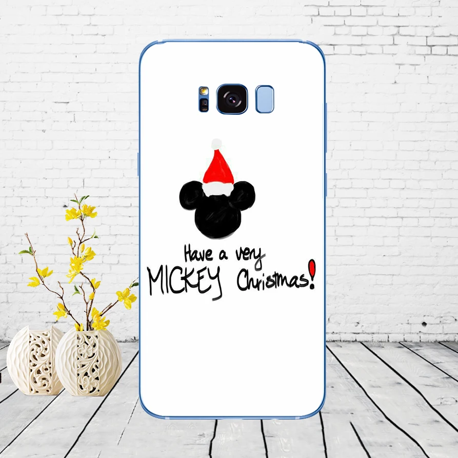 307DD с Новым годом Рождеством снеговик мягкий силиконовый чехол для Samsung Galaxy S6 S7