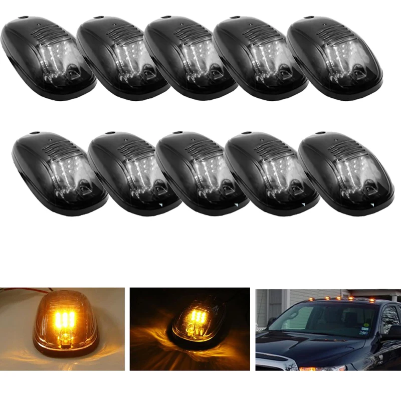 

10 шт. Универсальный Автомобильный крыши кабины габаритные огни для Dodge Ram 2500 грузовик для колес техники высокой проходимости, автомобильные ...