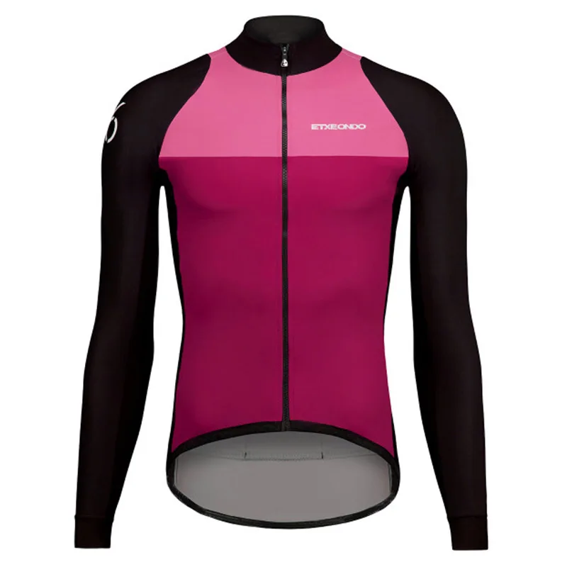 Maillot Испания pro team зима Велосипеды Длинные рукава Джерси термо флисовый Топ Для мужчин mtb велосипеда для верховой езды pro велосипедная форма