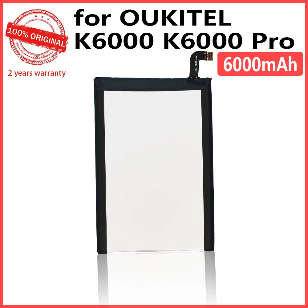 100% Оригинальный аккумулятор 6000 мАч для Oukitel K6000/ K6000 Pro / Ulefone Power DOOGEE T6 Homtom HT6 |