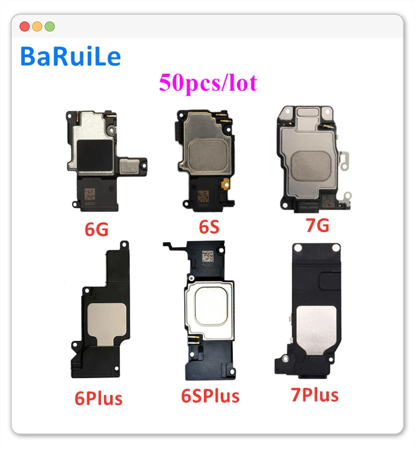BaRuiLe 50 шт. громкоговоритель для iPhone 6S 7 Plus 6SP 7G громкий динамик звонок зуммер