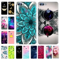 for huawei p smart case cute tpu soft silicone transparent back cover phone case for huawei p smart cover fig lx1 enjoy 7s case