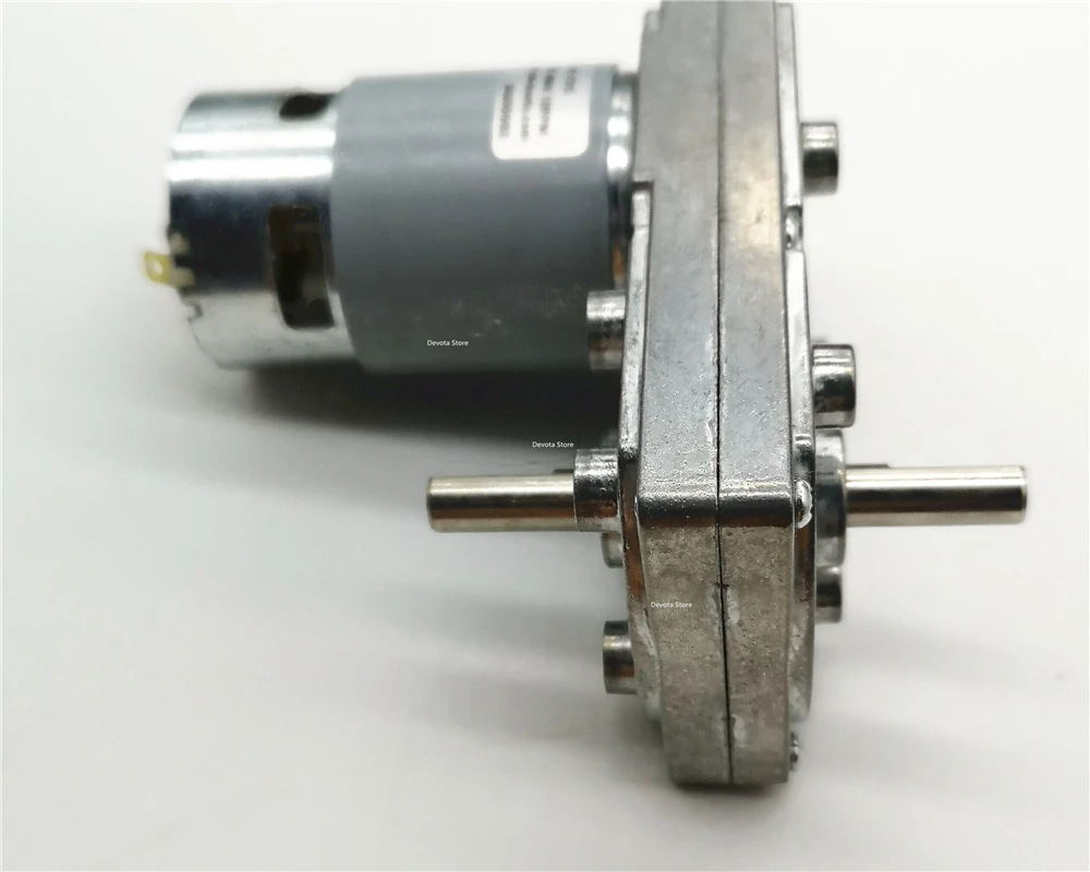 Мощный FC-755/775 двухвальный редукторный двигатель постоянного тока 3в-30в