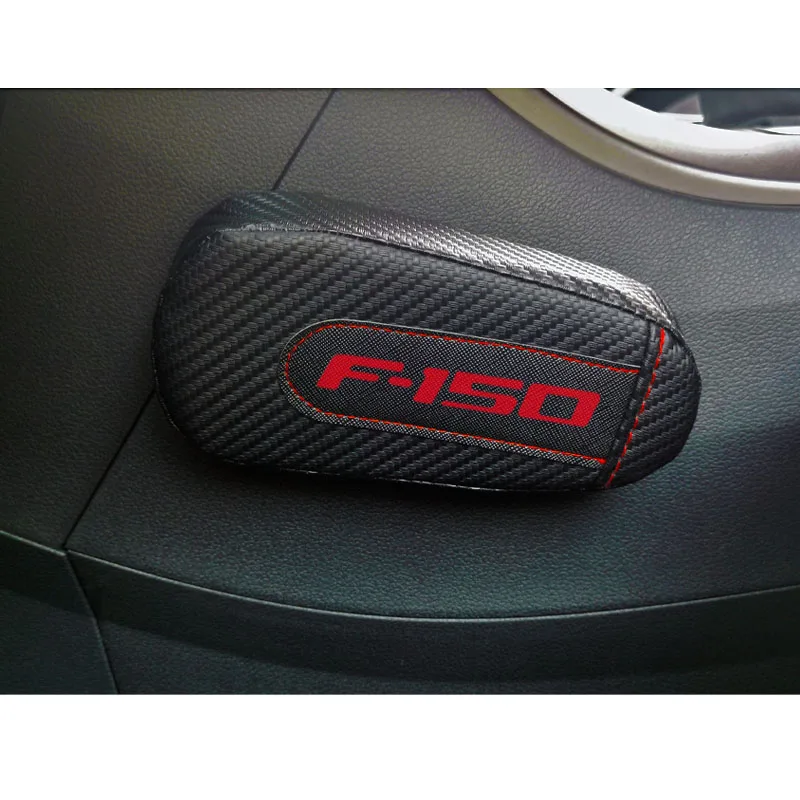 Car Styling for Ford F150 F-150 1pc Carbon Fiber Leather Leg Cushion Knee Pad Armrest Interior Accessories | Автомобили и