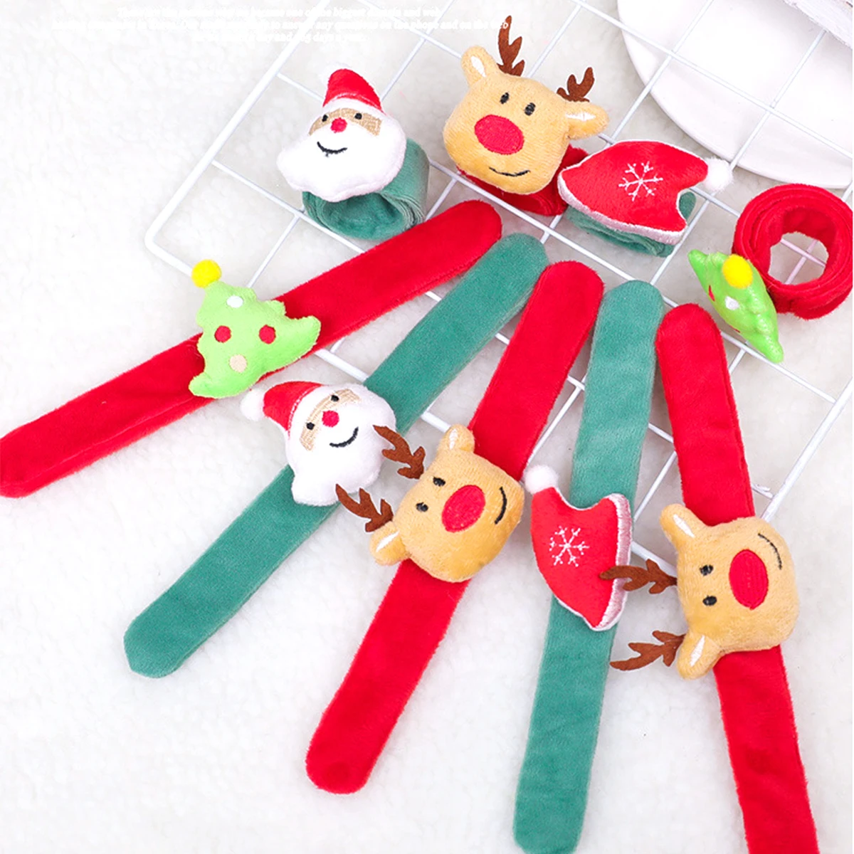 Фирменная новинка Рождественские Браслеты детская защелкивающаяся поясная