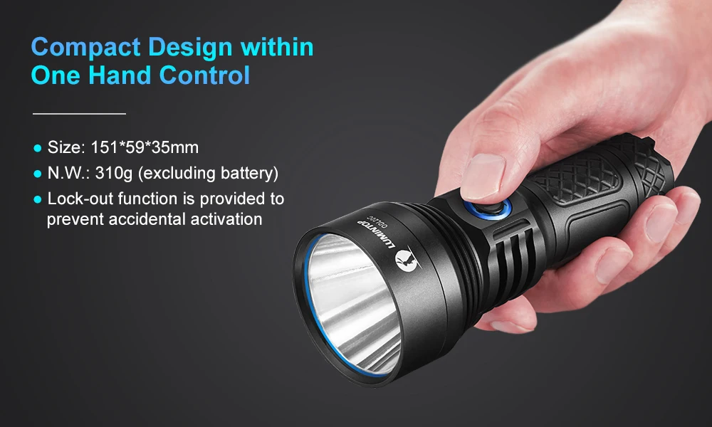 Люминесцентный супер яркий поисковый фонарик ODL20C Max Beam Distancse 860 метров usb type-C Quick Charge+ 26650 аккумулятор