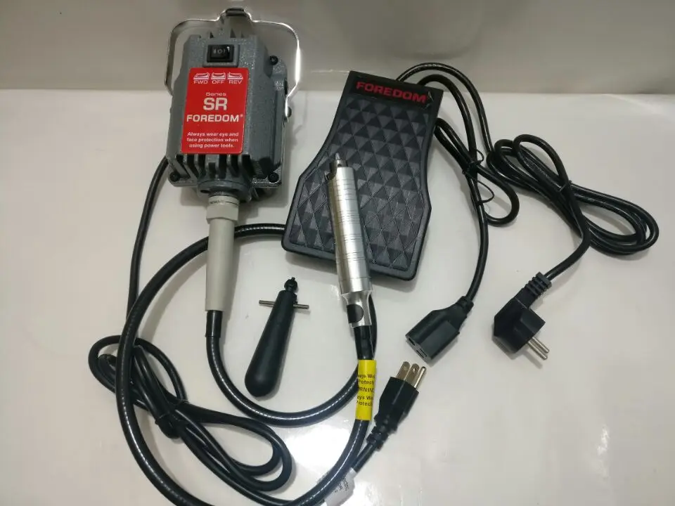 

Foredom SR flexshaft machine dental polishing motor flexible shaft machine watch engraving burnishing grinding rotary tool kit