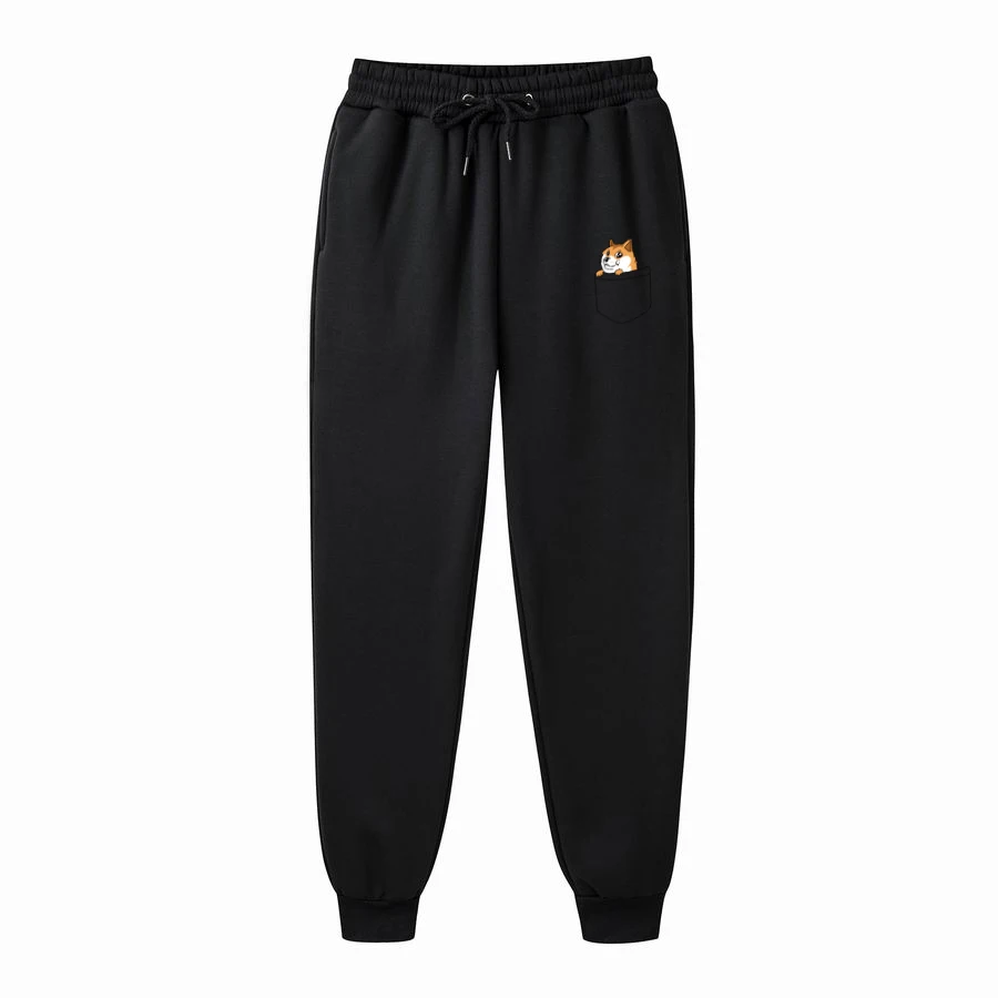 

Men Pants Fashions Pocket Cat Letter Joggers Pants Male Casual Sweatpants Bodybuilding Fitness Track Pants Men's Sweat Trousers