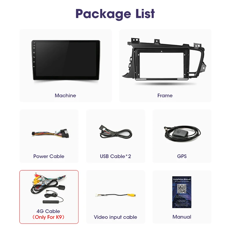 

2 Din Android 10.0 Car Player Stereo audio Radio for Kia Optima 2011- 2015 Multimedia Video Touch Screen 4G Wifi Speaker MP5 DVD