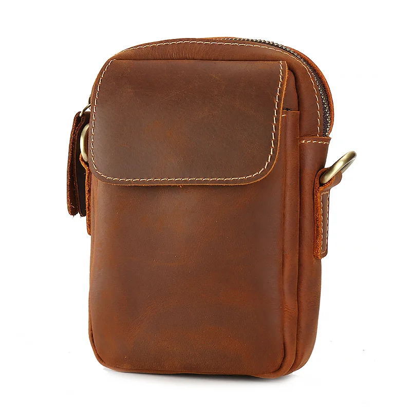 

Summer and autumn leather men's bag crossbody shoulder bag first layer cowhide handbag small bag crossbody bag Genuine Leather