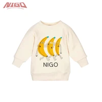 nigo kids 3 14 years old banana print cotton sweatshirt clothes nigo31278